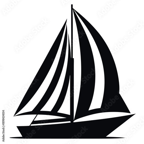 sailing ship vector illustration