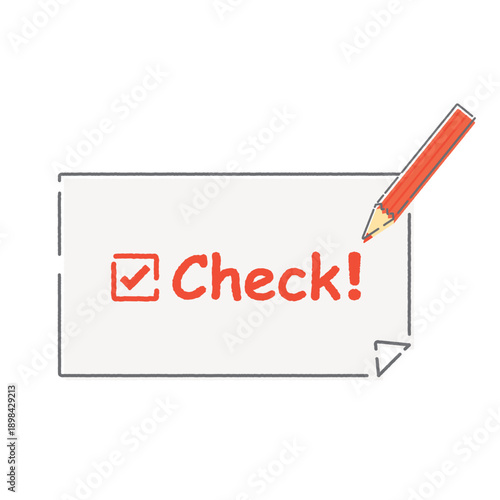 チェックマークのイラスト