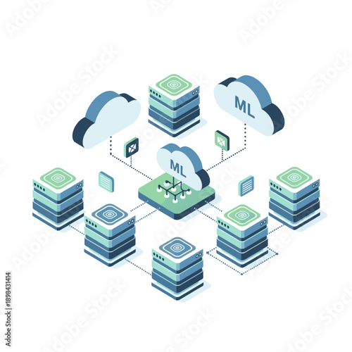 Cloud Computing and Machine Learning Network Infrastructure.