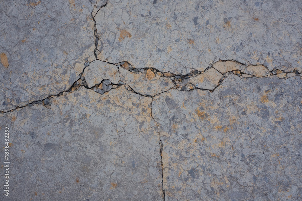 Obraz premium Cracked Concrete Texture