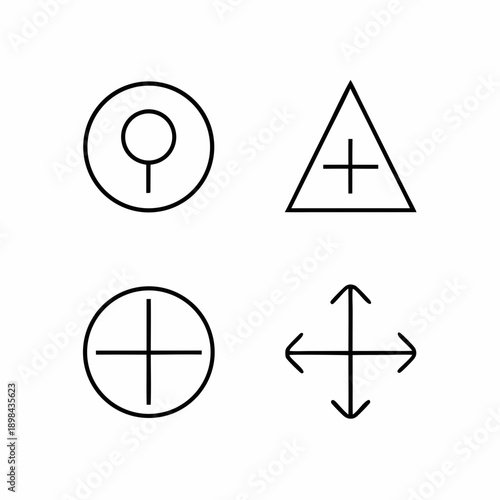 Mystical Alchemy Symbols Vector Collection