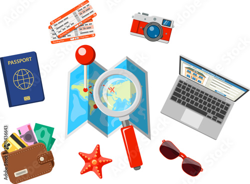 Planning Vacation Concept