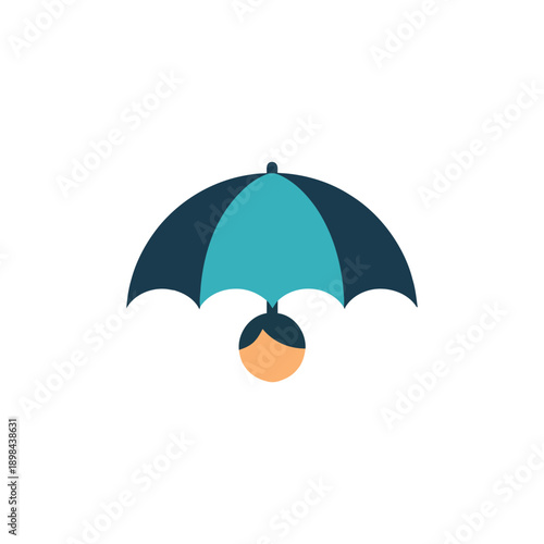 “Child healthcare illustration, pediatric care symbols and child-friendly elements, flat design, clean minimal style, solid colors, vector-friendly, no text, 