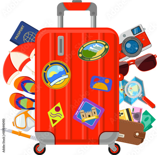 Vacation and Tourism Concept