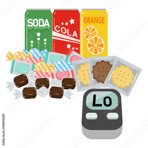 血糖測定器と低血糖の補食