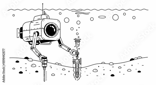 Underwater Robot Submarine Exploration Equipment.