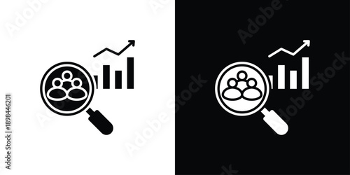 Demographic Icon Sheet Black And White