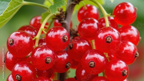 red currant berries. branches of red berries trending on art station sharp focus intricate.  