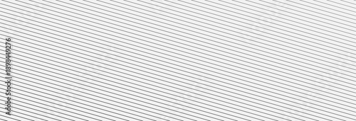 Diagonal line pattern with thin parallel stripes geometric texture. Modern vector background with white and black linear design for web graphics. Vector illustration.