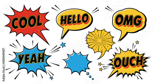 comic book speech bubbles