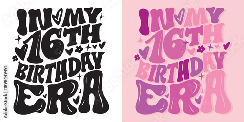 In My Era - trendy  hand drawn doodle lettering quote. Lettering for t-shirt design, mug print, bag print, clothes fashion. 100% hand drawn vector image.
