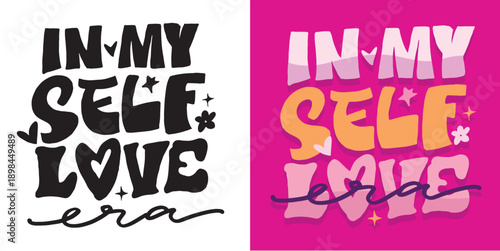 In My Era - trendy  hand drawn doodle lettering quote. Lettering for t-shirt design, mug print, bag print, clothes fashion. 100% hand drawn vector image.
