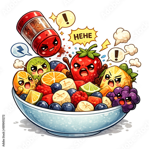 Fruits in a fiery debate