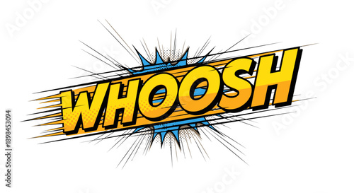 Comic book effect whoosh