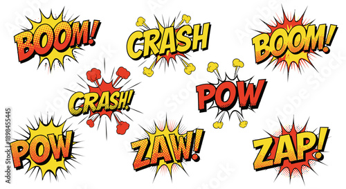 Comic book explosion sound effects