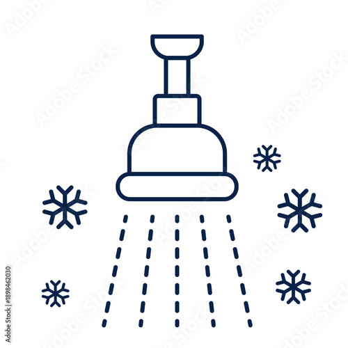 Cold Shower Cryotherapy Water Temperature Icon