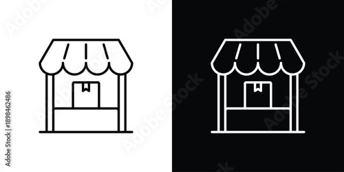 Market Icon Sheet Black And White