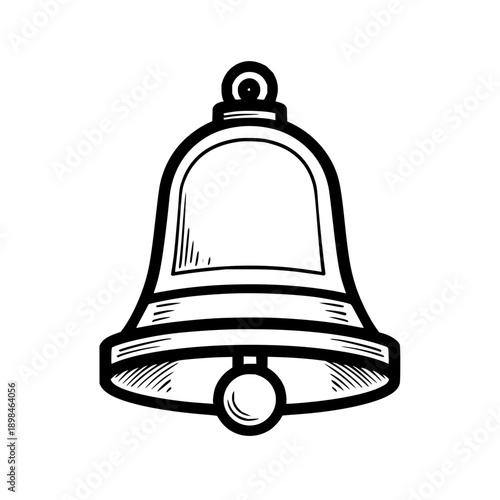 Bell Illustration Isolated on White Background