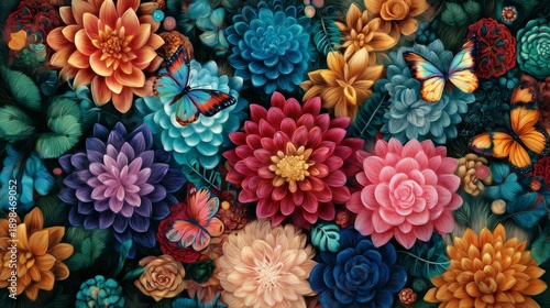 Surreal flower blooming event abstract fantasy environment gigapixel high fidelity artwork