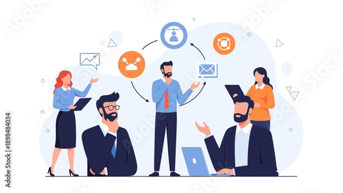 Business Team Collaboration and Communication Strategy