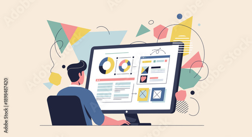 White Blank Space Empty Minimalist Background.