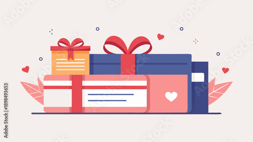 vector illustration of a gift box
