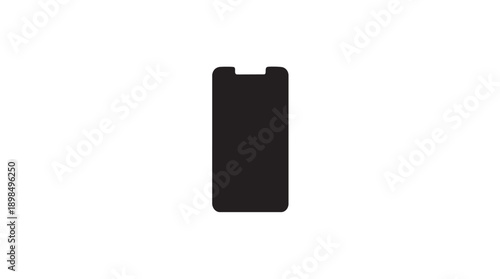 Black Rubber Silicone Phone Card Holder Stick-On Sleeve Product Shot
