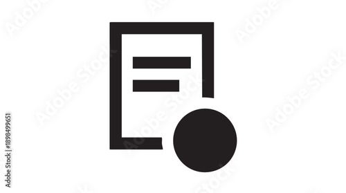 Upload Date Document Icon Vector