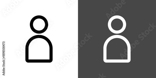 シンプルな人・人物・ユーザーアイコン