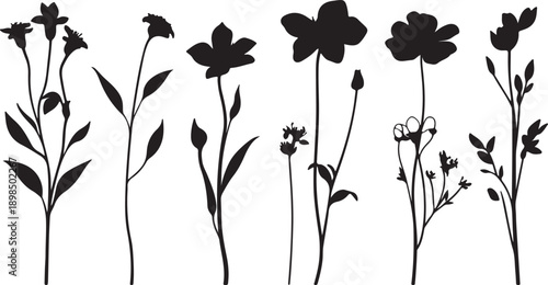 A vibrant spring nature background featuring a vector illustration of flowers and grass with a summer blossom pattern and butterfly elements for a floral garden wallpaper design