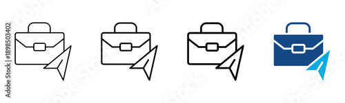 Speculative Application Icon Different Style Outline Collection Set Vector Illustration
