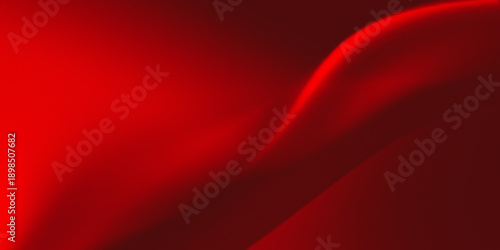 Smooth flow curved lines with soft gradations of deep burgundy vibrant crimson scarlet on a luxury gradient red abstract background 