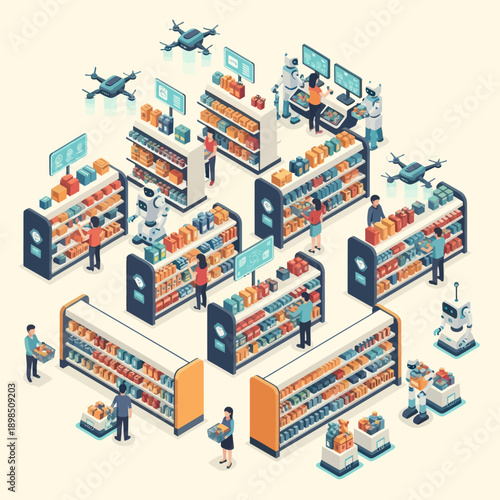 Warehouse Workers Managing Inventory and Logistics.