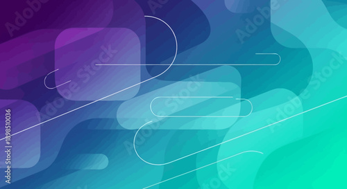 Abstract blue background design featuring soft wave patterns and futuristic fractal lines to create a digital motion texture for a technology backdrop