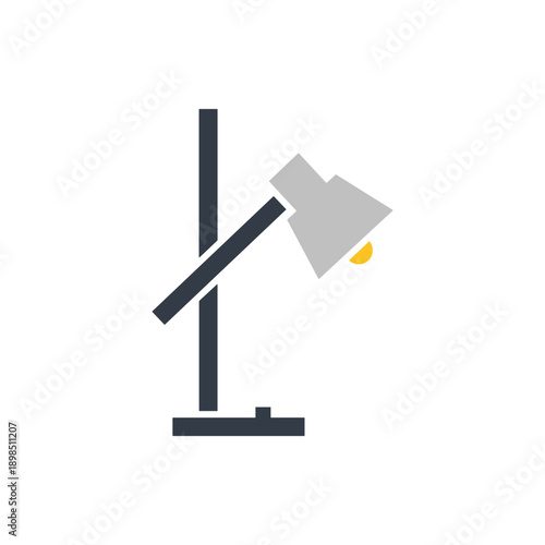 Modern Desk Lamp with Adjustable Arm.