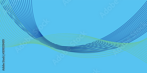 wave design background blend tech line