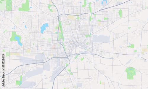 Foto Canton Ohio map