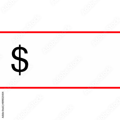 Dollar Sign Price Tag, Marketing graphic design, Blank price tag for entry number