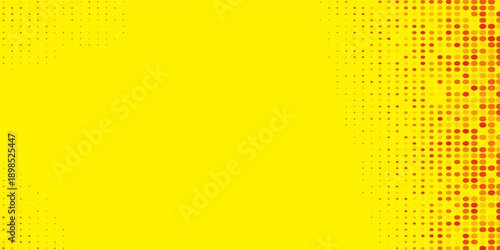 Yellow confetti seamless pattern. Golden glitter dot repeating background. Gold polka dot repeated wallpaper. Celebration Christmas, New Year or birthday party decoration.