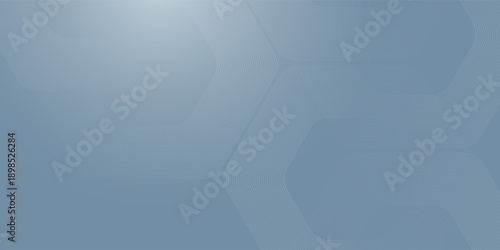 Abstract hexagon lines on gray background. modern