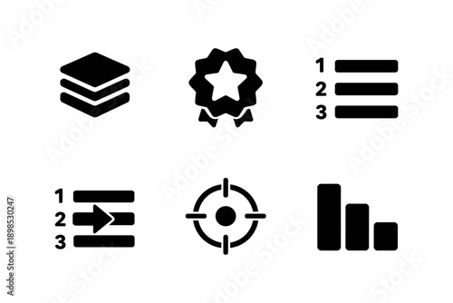 Organization, Ranking, Prioritization, and Analysis - Vector Illustration