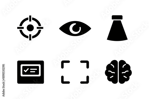Focus, Vision, Learning, and Cognitive Processing - Vector Illustration