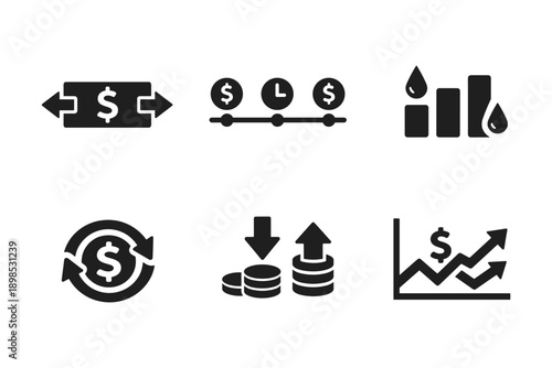 Investment flow, money exchange, market trends, profit growth, financial analysis, business investment