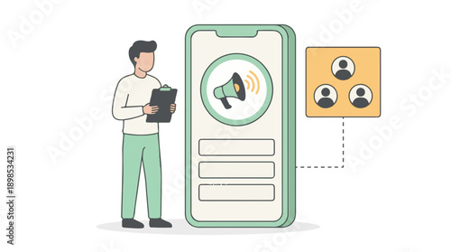 Digital Marketing Communication Strategy: Person Planning with Mobile App