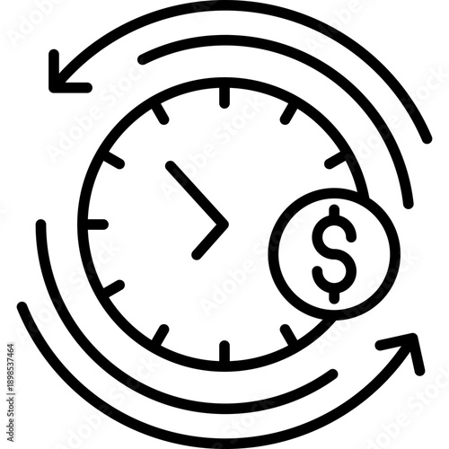 Time Is Money Icon