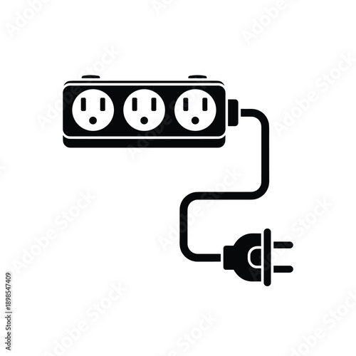 extension cord for appliances with a wire.
