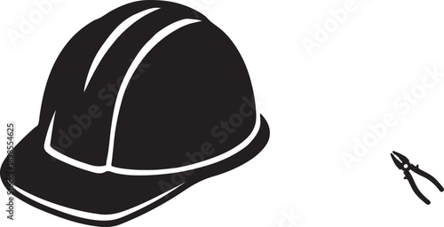 black and white vector illustration of a shoe