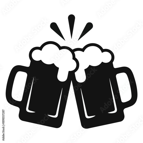 -black-and-white-logo-design celebration