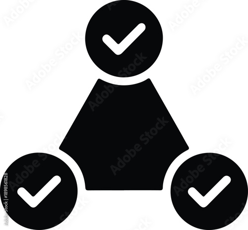 Family member silhouette vector icon illustration