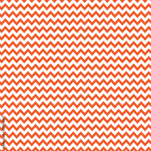 Foto Seamless orange and white chevron pattern